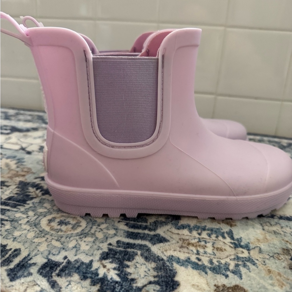 BearPaw Kids Light Pink purple Rain Boots